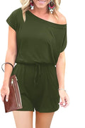 ANRABESS Women's Loose Casual Off Shoulder Jumpsuit for Comfort