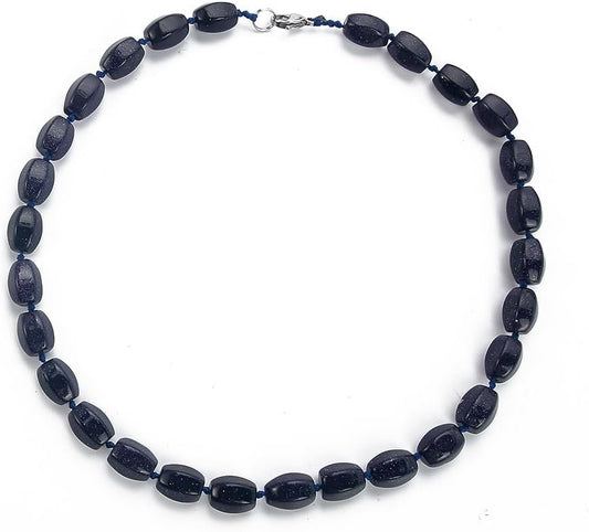 Handmade Natural Gemstone Beaded Necklace for Women and Girls