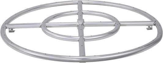 VEVOR 24 inch Round Drop-in Fire Pit Pan for Indoor Outdoor Use