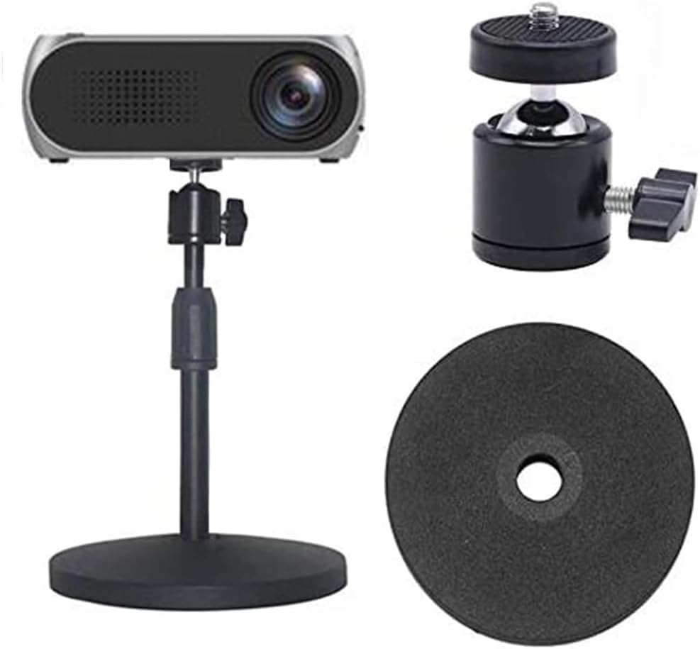 Adjustable Mini Projector Stand with 360 Rotation