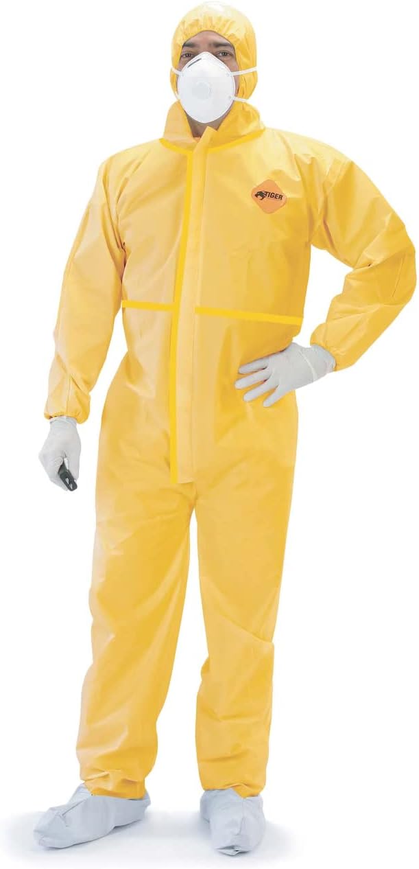 Tiger Tough Chemical Protection Coveralls for Industrial Use