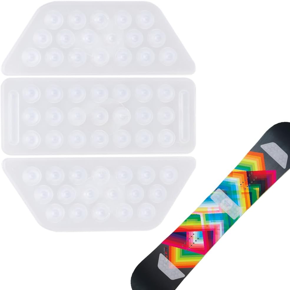 KOOTAU Clear Adhesive Stomp Pad Set | Enhanced Snowboard Grip