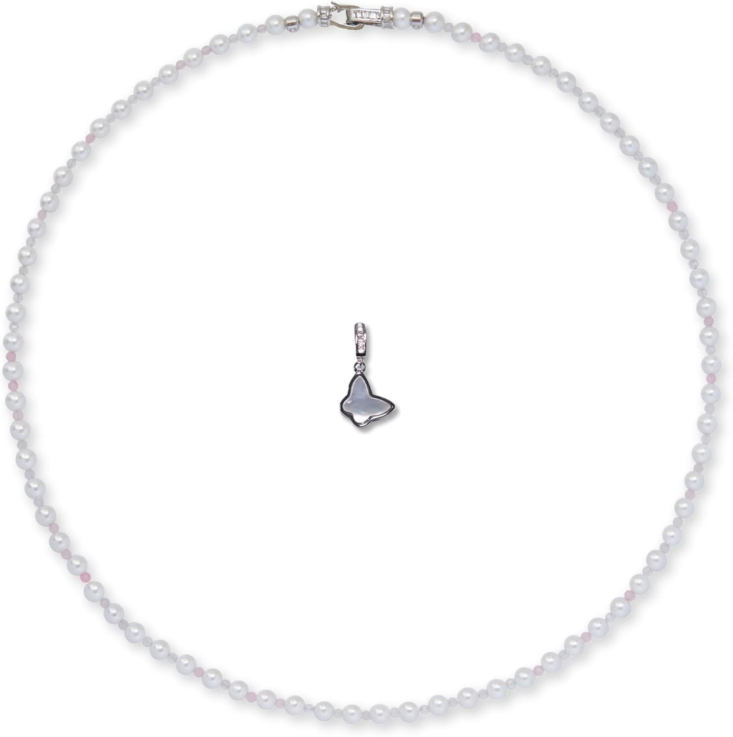 Natural Crystal Stone Beaded Necklace for Unique Style Lovers