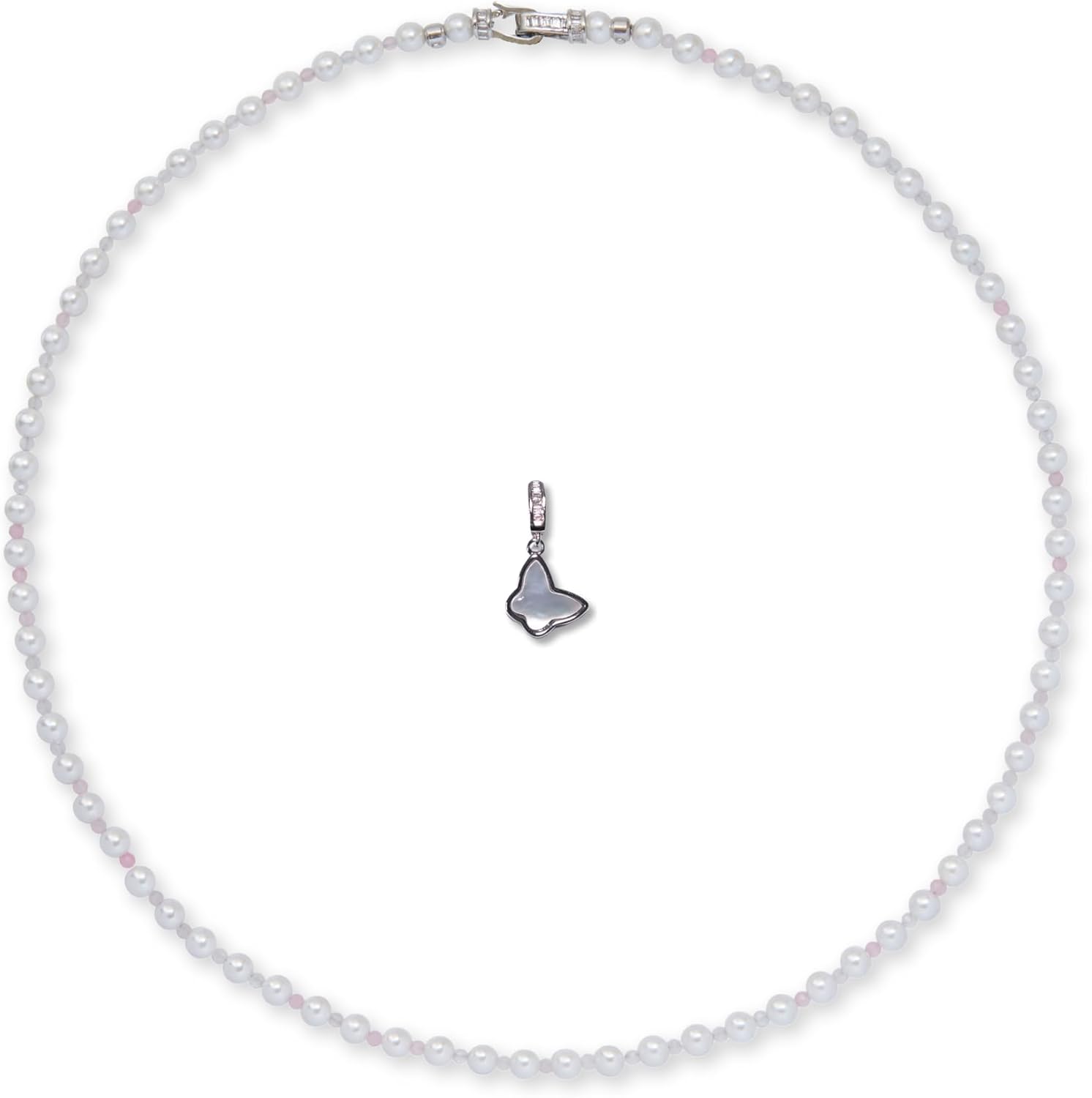 Natural Crystal Stone Beaded Necklace for Unique Style Lovers