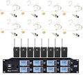 8800 Church Wireless System 8 x 100 Channels UHF Headset - Reliable