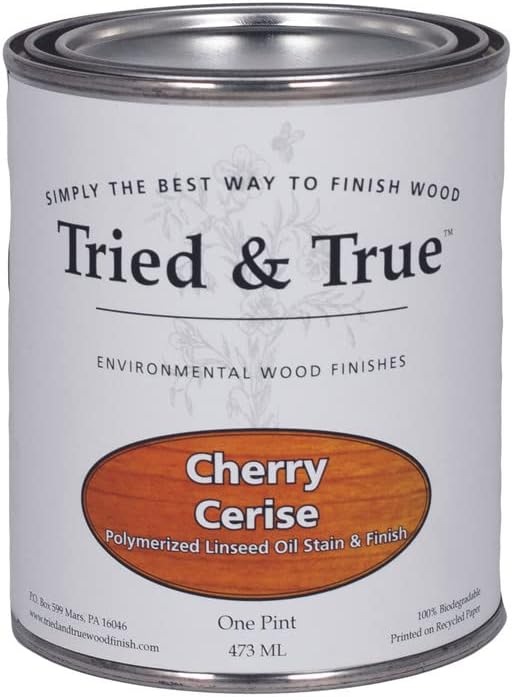 Tried & True Cherry Stain & Finish for Wood Projects and More