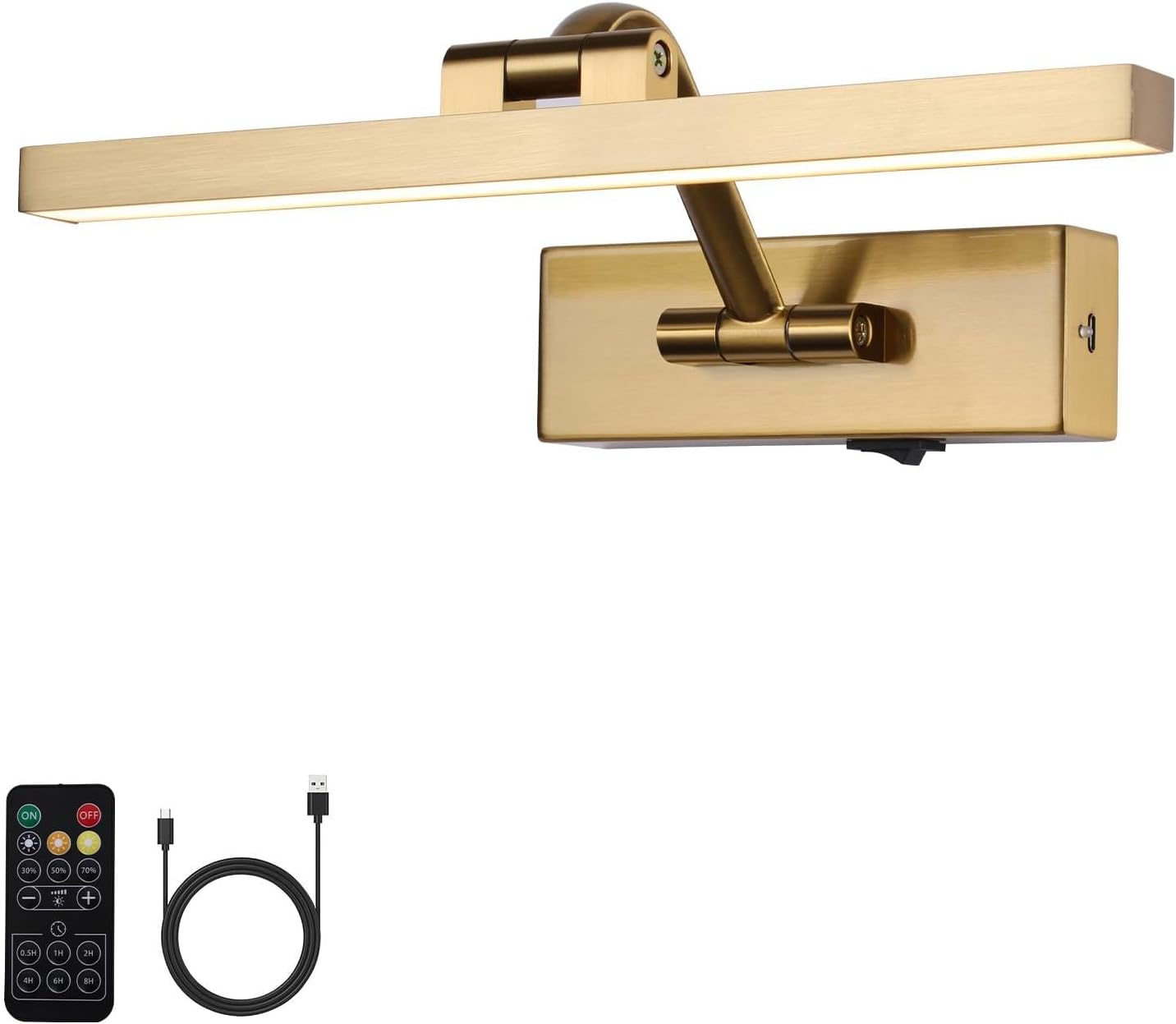 BRIVOLART Picture Light with Remote for Art and Paintings