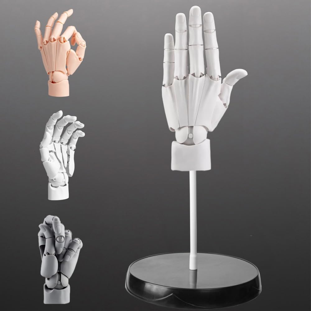 Articulated Hand Model for Drawing & Anime Sketching Tool