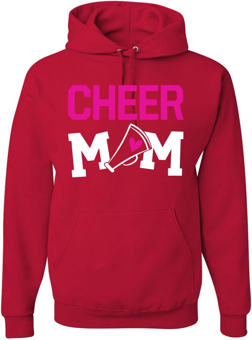 Wild Bobby Cheer Mom Kids Super-Fan Love Hoodie for Sports