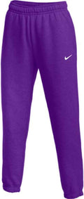 Nike Womens Club Fleece Jogger Sweatpants Purple X-Large - Cozy