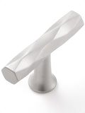Brushed Nickel Cabinet Knobs 10 Pack Hammered Silver - Durable