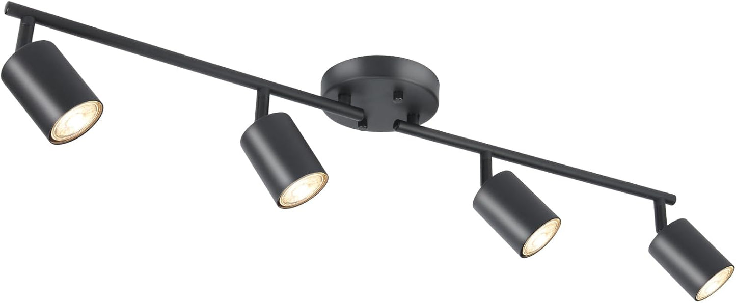 BoostArea LED 4 Light Track Lighting Kit for Modern Spaces
