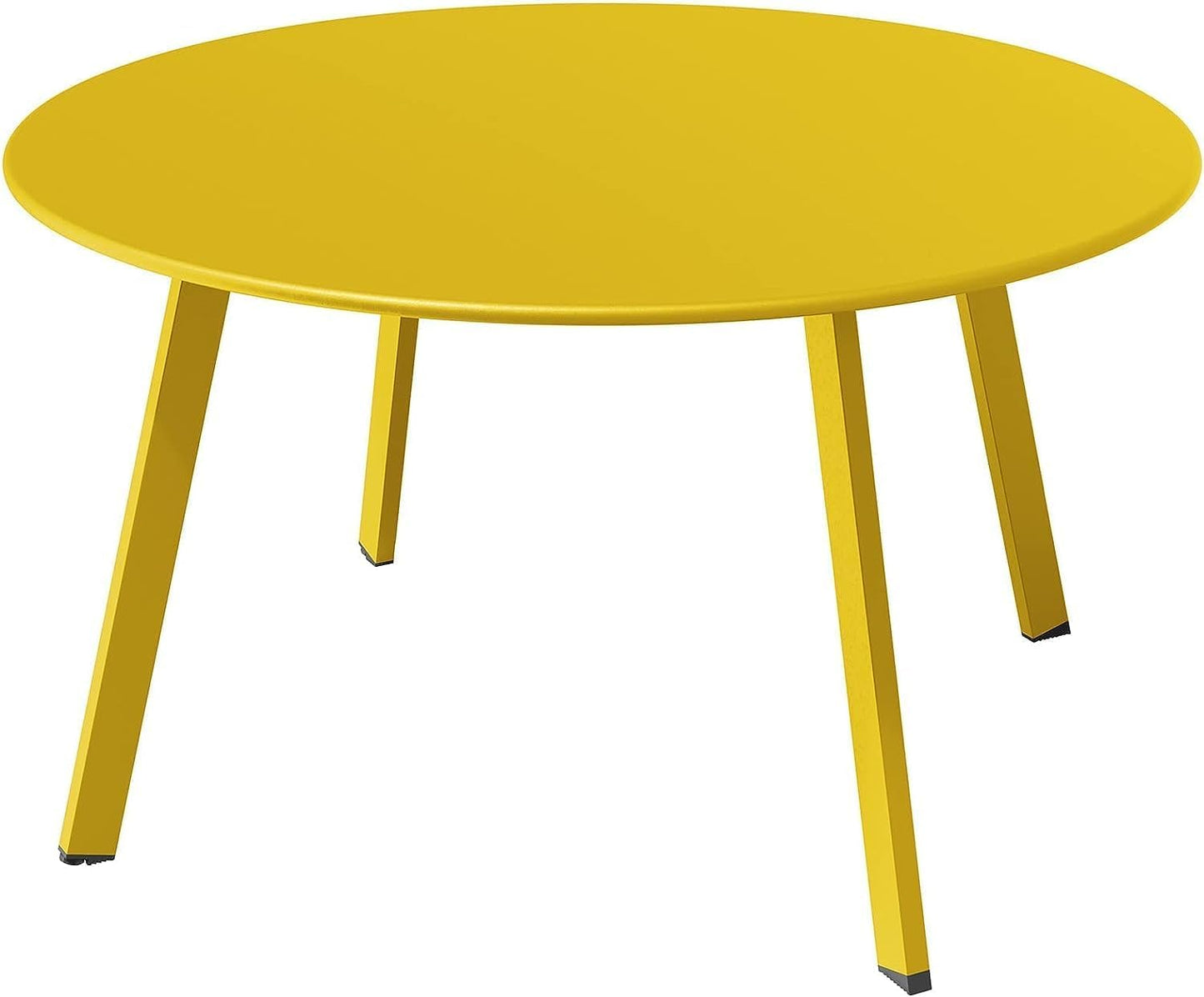 Grand Patio Round Steel Coffee Table for Outdoor Use