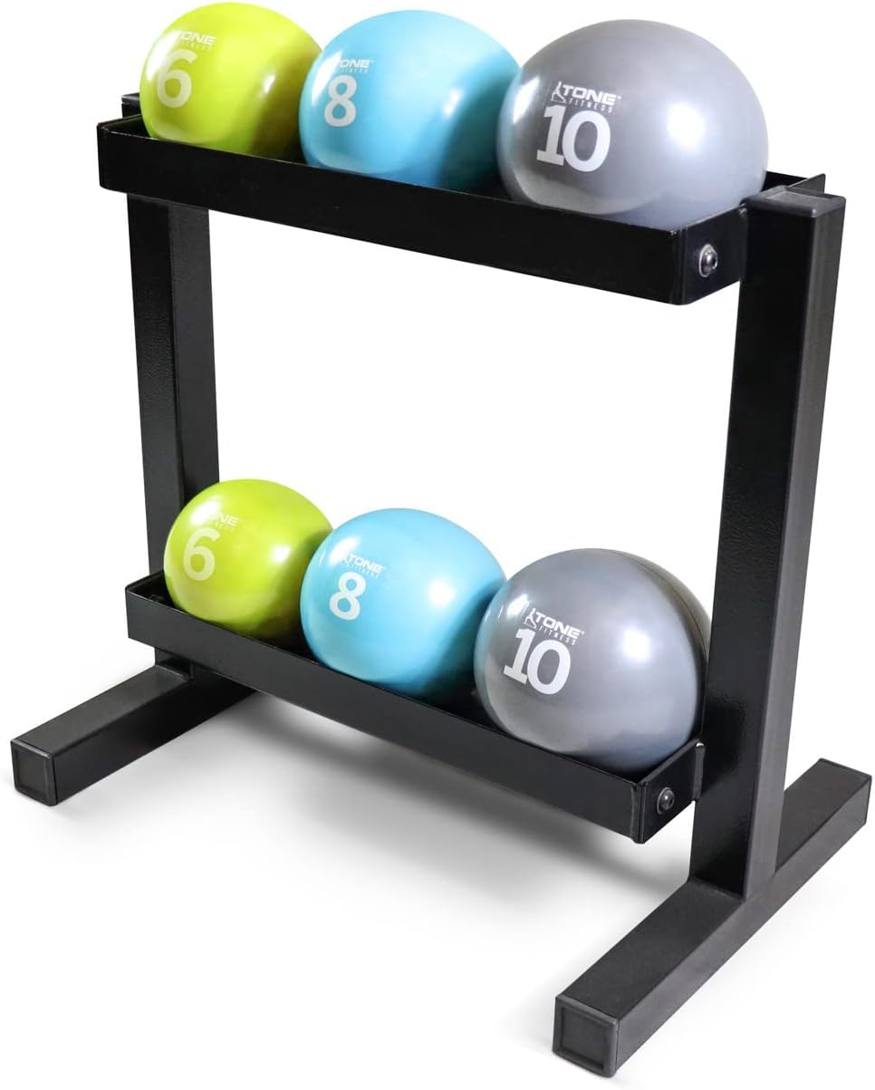 CAPHAUS Soft Weighted Exercise Ball for Strength and Balance