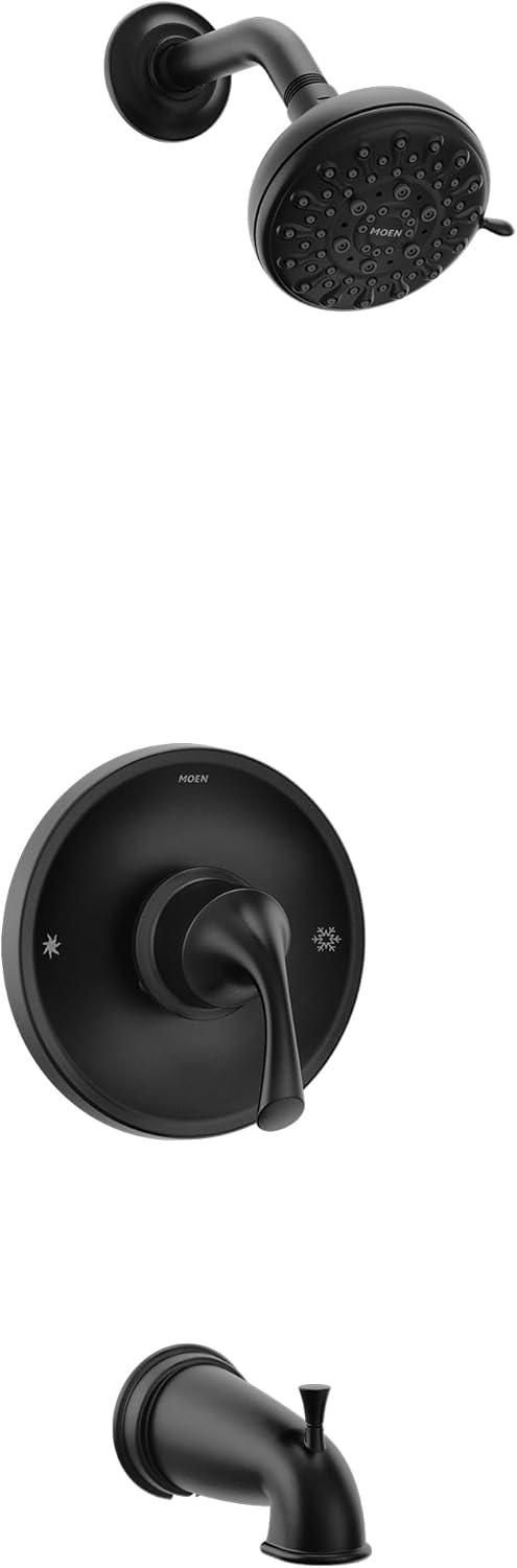 Moen Idora Matte Black Posi-Temp Tub and Shower System Review