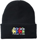 Video Game Knit Beanie Hat for Adults Teens - Warm Winter Cap