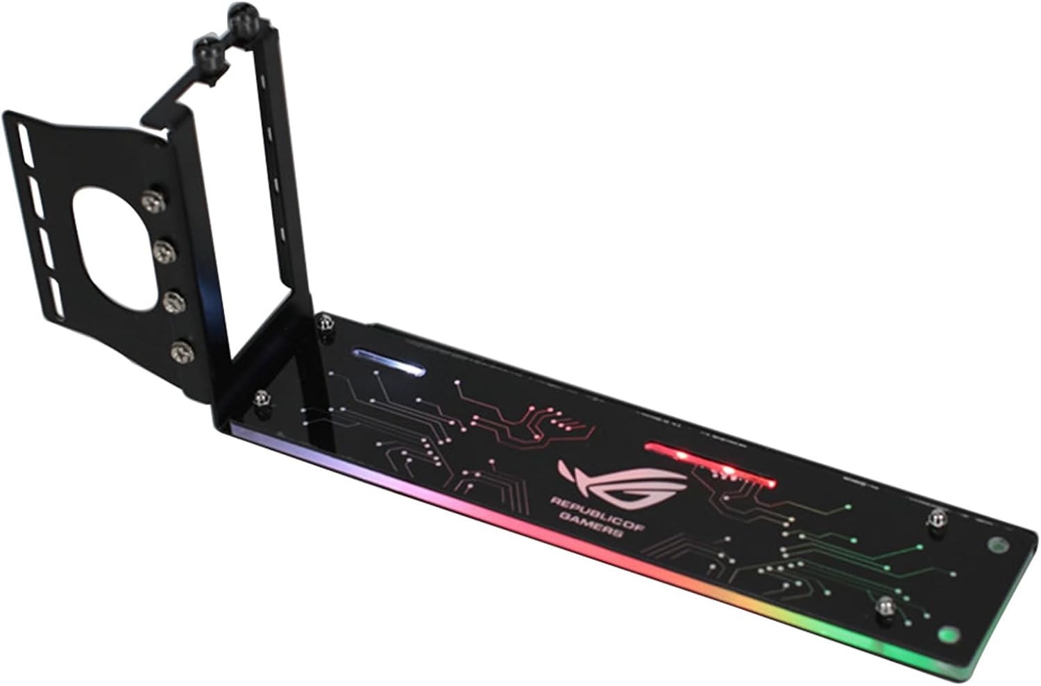 Vertical GPU Mount Kickstand for Graphics Cards with LED Sync