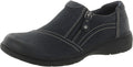 Clarks Women's Carleigh Ray Oxford - Soft Leather Flat, 1.4in Heel