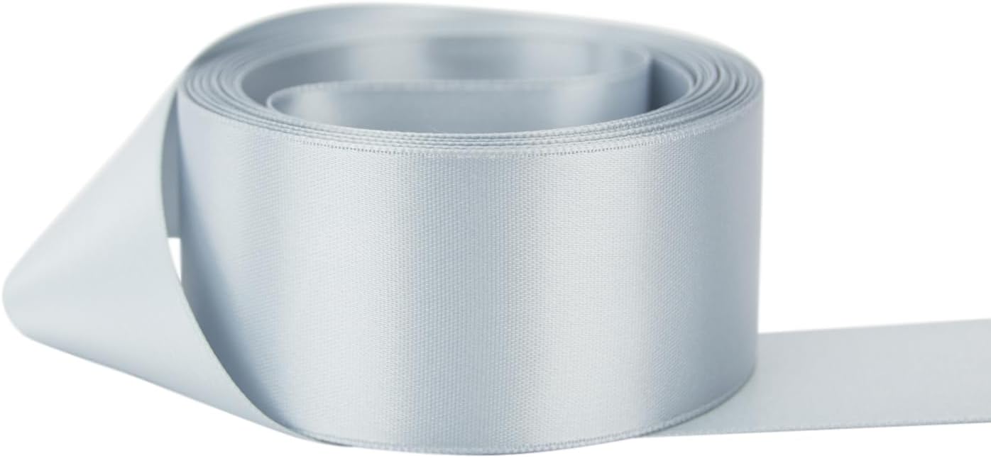 Ribbon Bazaar Double Faced Satin Ribbon for Crafts and Gifts