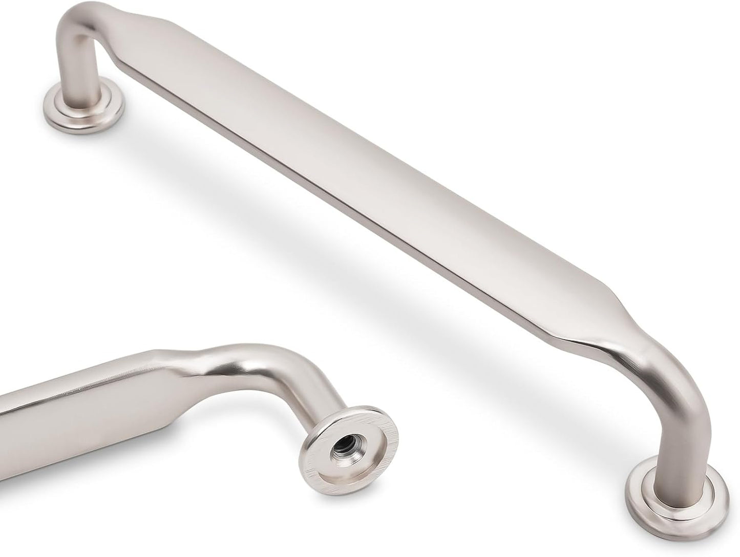 10 Pack Brushed Satin Nickel Cabinet Pulls for Kitchen Upgrade