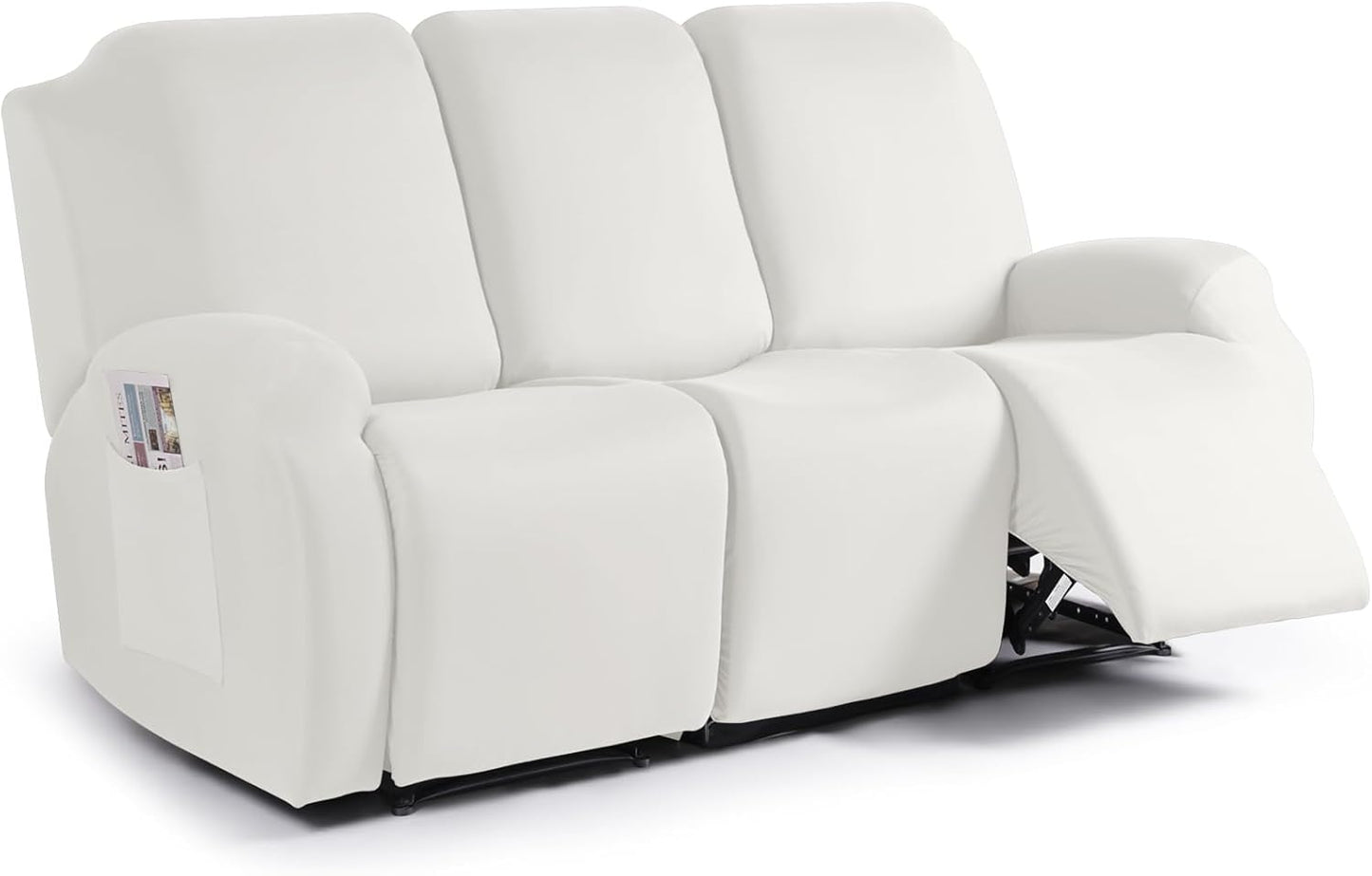 TAOCOCO Recliner Sofa Slipcover for 3 Seat Reclining Couch