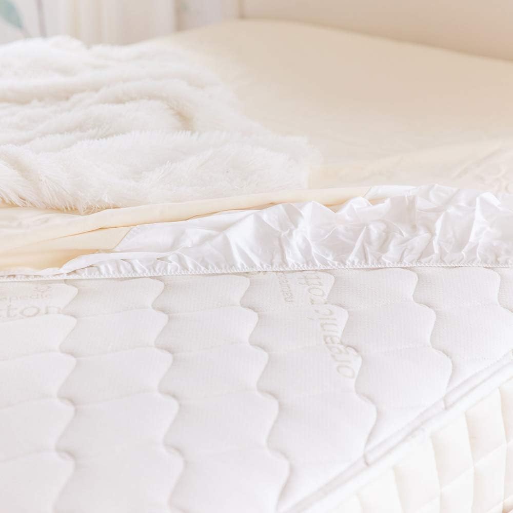 Naturepedic Organic Waterproof Mattress Protector for Twin XL