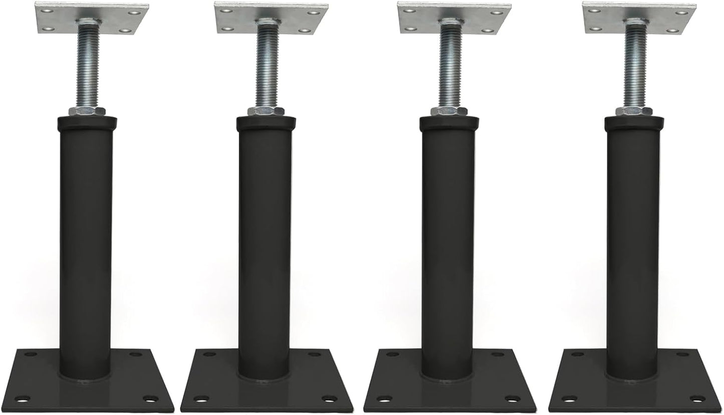 4 PCS Adjustable House Floor Jacks for Leveling Support