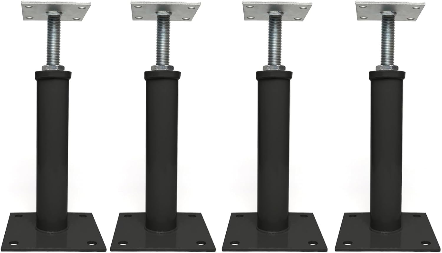 4 PCS Adjustable House Floor Jacks for Leveling Support