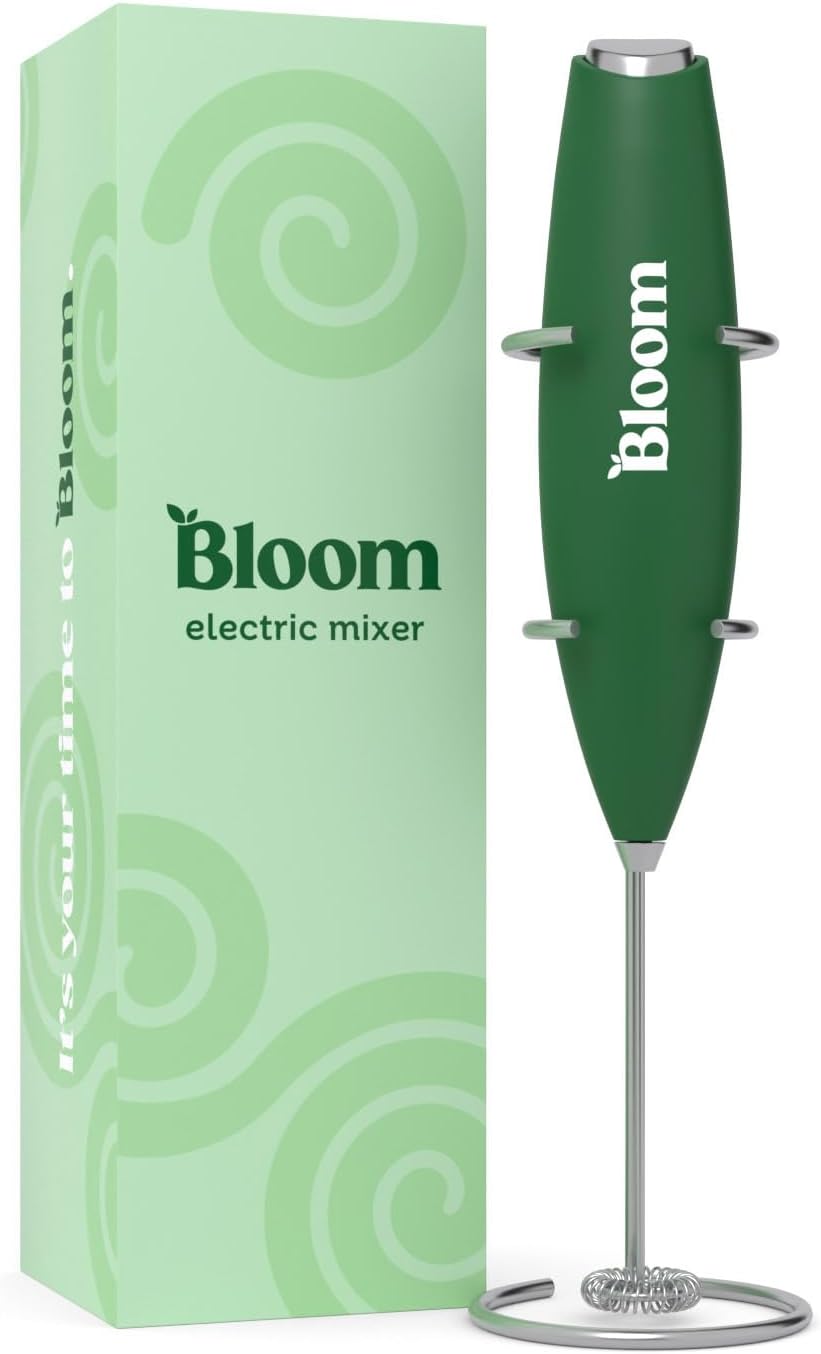 Bloom Nutrition Electric Milk Frother: Perfect Foam Every Time