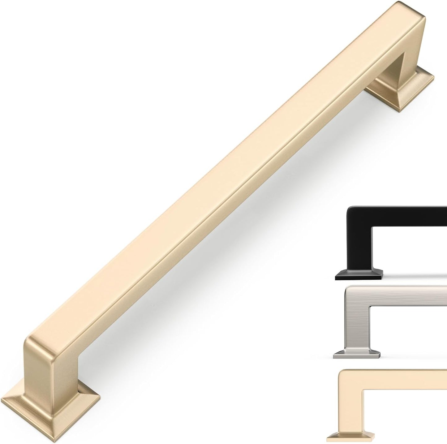 7 Inch Cabinet Pulls in Brushed Brass for Stylish Kitchens