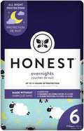 Honest Overnight Diapers Sleepy Sheep Size 6 - All Night Protection