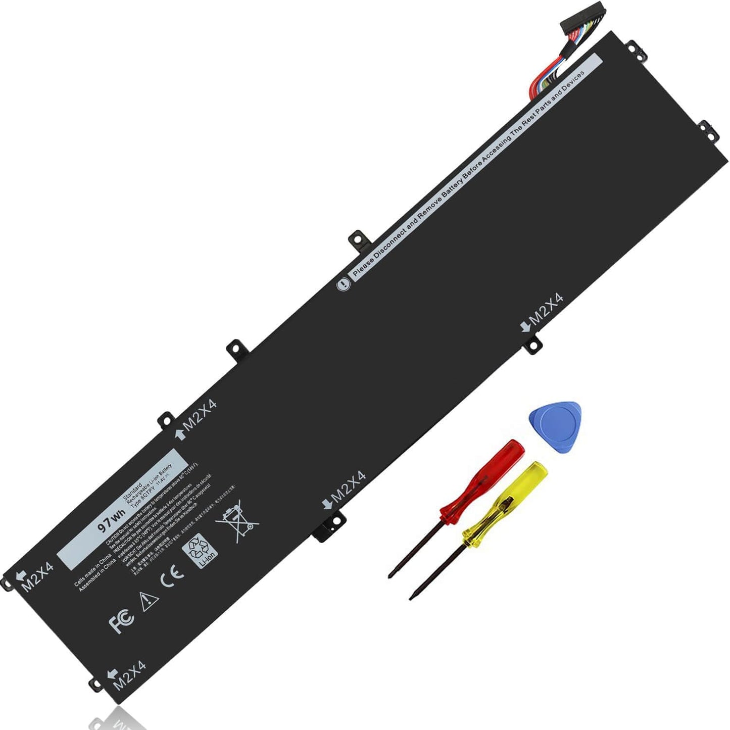 97WH 6GTPY Battery for Dell XPS 15 and Precision Series