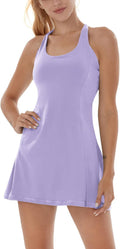 Tennis Dress for Women Workout Dress with Built-in Bra & Shorts