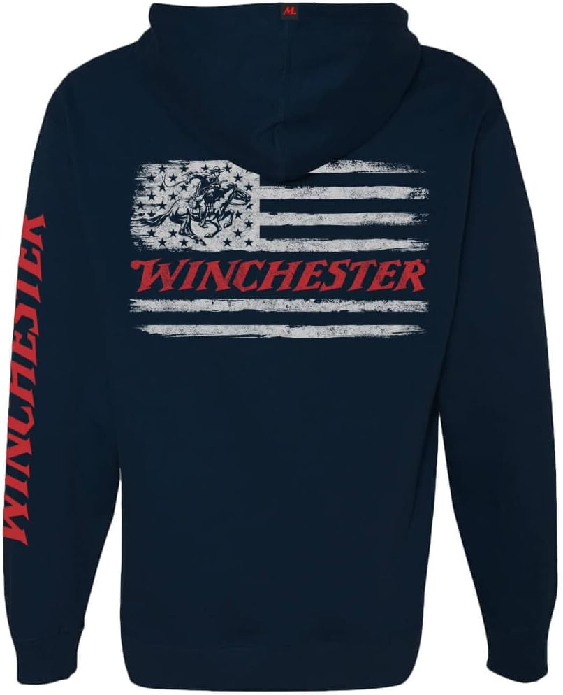 Official Winchester Two Tone Flag Hoodie - Men's M
