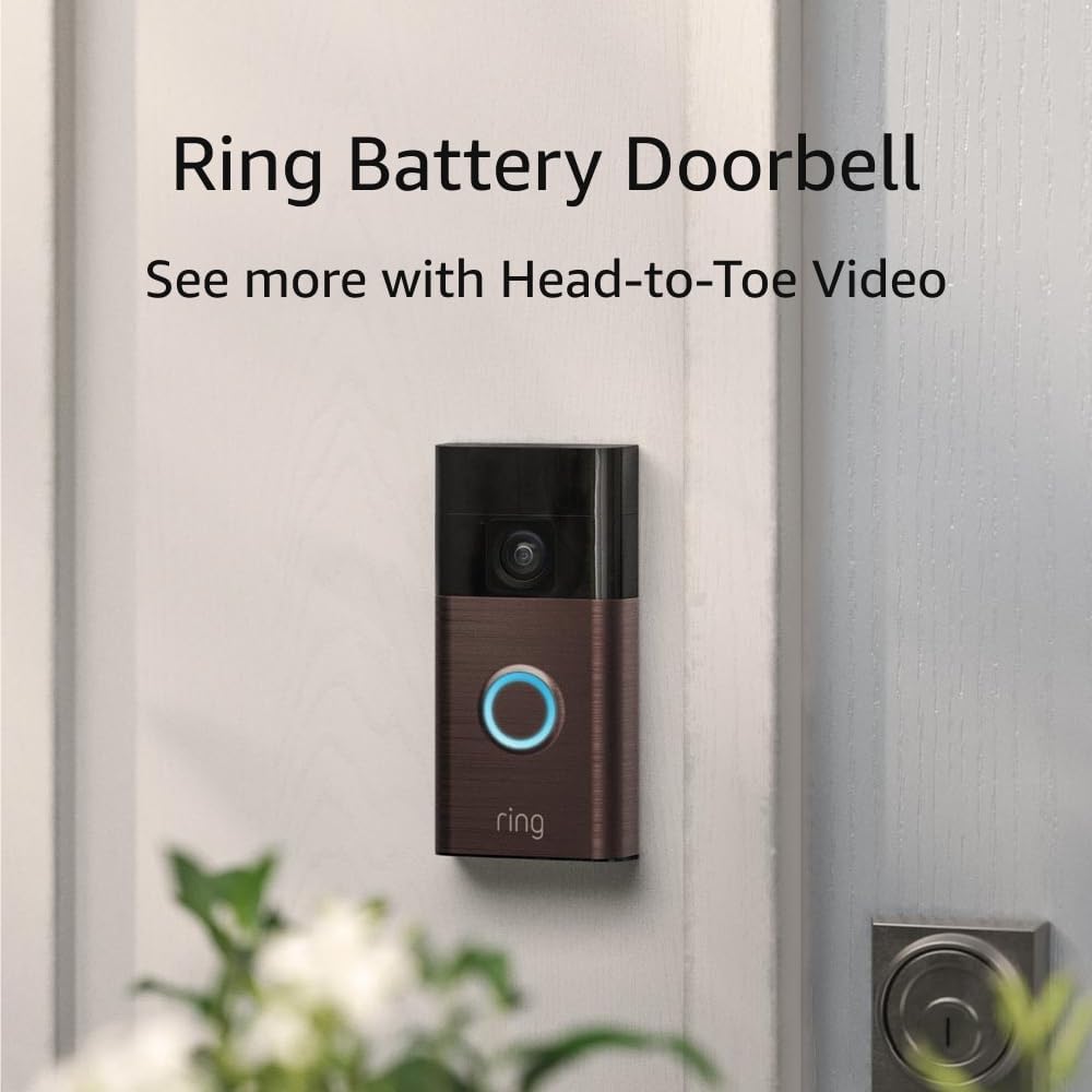 Ring Battery Doorbell - Full HD Videos & Instant Alerts