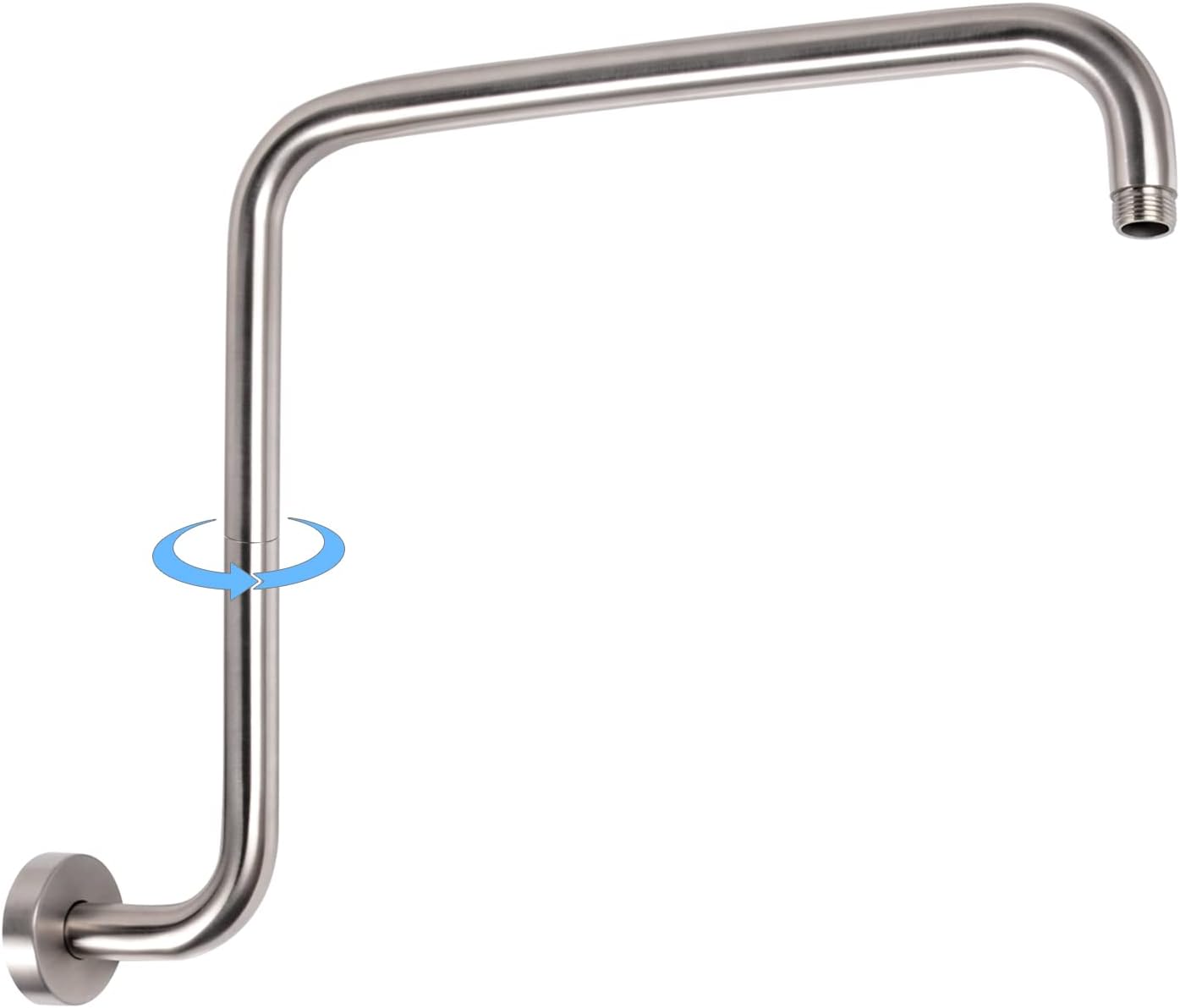 PHASAT S Shaped Shower Arm Extension for Enhanced Rainfall Experience