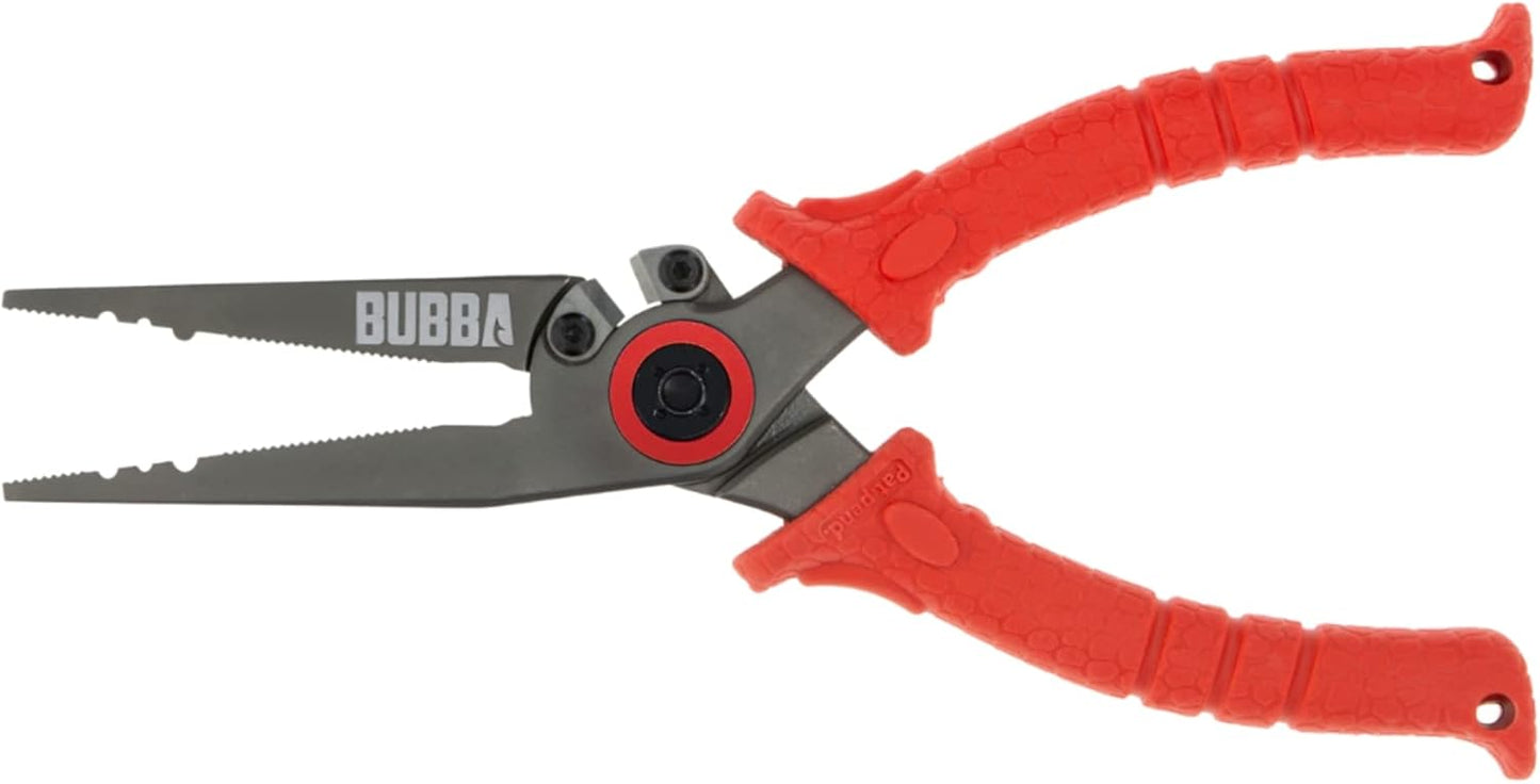 BUBBA 8.5 Stainless Steel Pliers: Non-Slip Grip & Multiple Tools