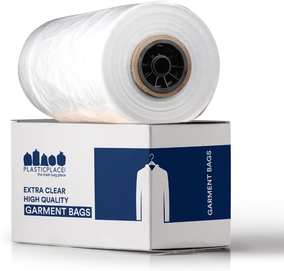 Clear Garment Bags on Roll for Dustproof & Wrinkle-Free Storage