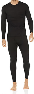Thermajohn Long Johns Thermal Underwear for Men Fleece Lined Navy