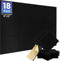 18 Pack Sound Proof Panels for Walls - Self-Adhesive Acoustic Squares