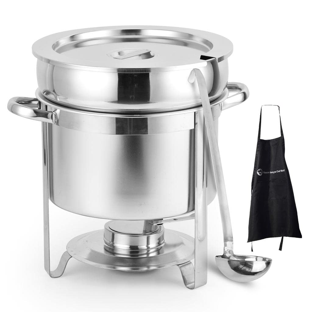 11 QT Soup Chafer Station Set for Buffets and Catering Events