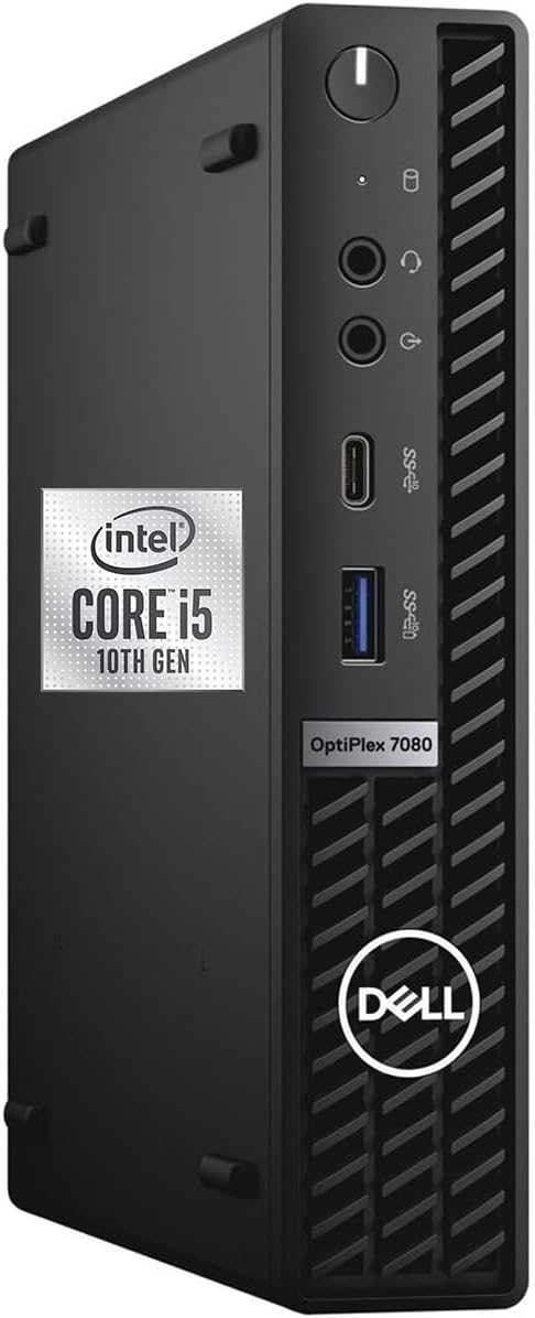 Dell OptiPlex 7080 Micro Desktop with Intel Core i5 and 32GB RAM