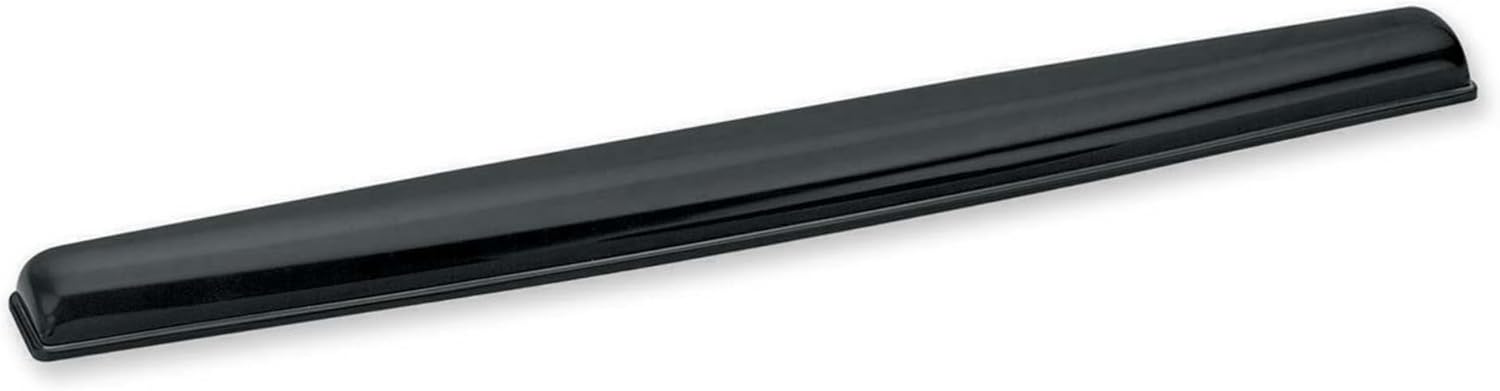 Ergonomic Bliss: Fellowes Crystal Black Wrist Rest