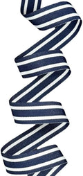 USA Made 7/8 in Hampton Striped Grosgrain Ribbon for Crafting