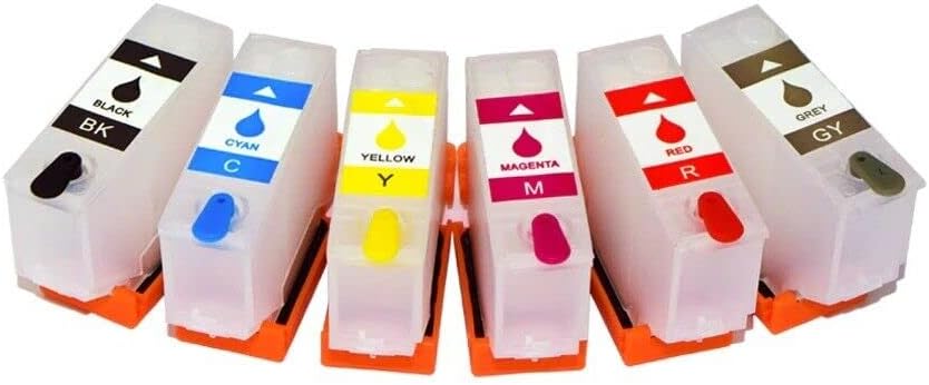 Inkxpro 312XL Refill Ink: 6 Color Cartridges for Epson XP-15000