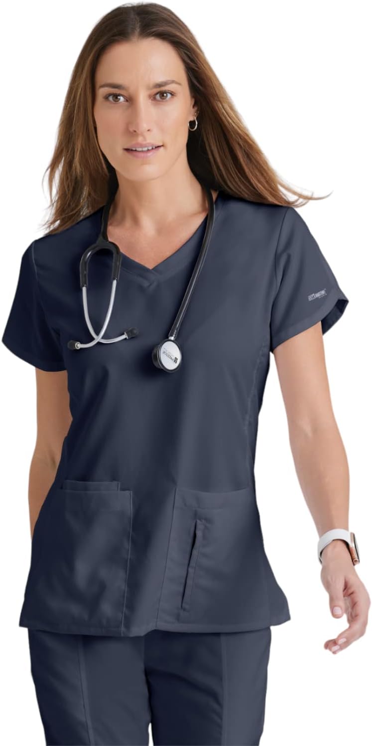Cora Scrub Top for Women - Super-Soft Grey's Anatomy Style