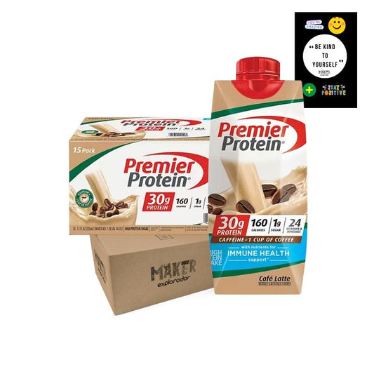 Protein-Packed Maker Explorador Latte 15-Pack