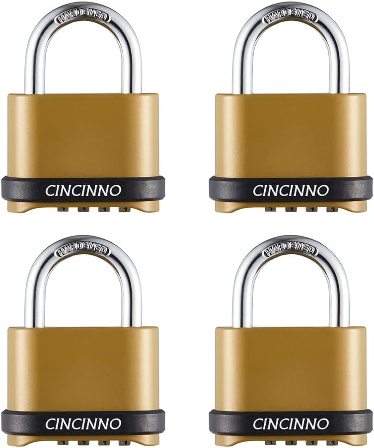 Heavy Duty Weatherproof Combination Lock for Outdoor Security