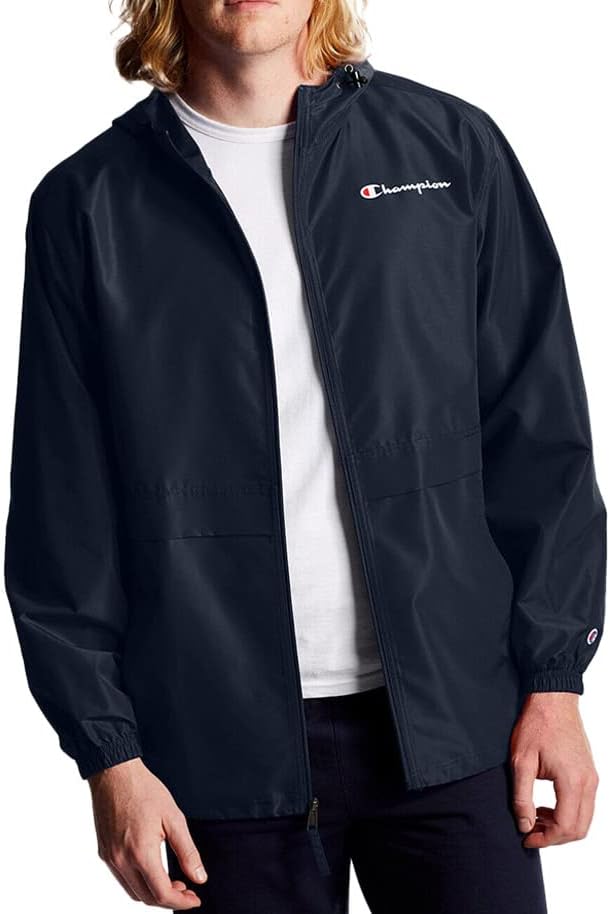Champion Men's Stadium Packable Jacket for All Weather Needs