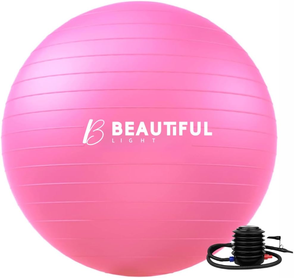 AntiBurst Yoga Ball | Pregnancy & Therapy | Stylish Light